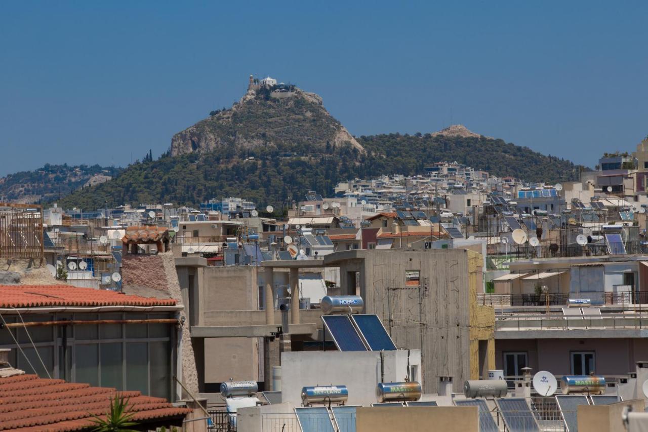 Cosy Apartment With Terrace Near Metro Station Athen Exterior foto