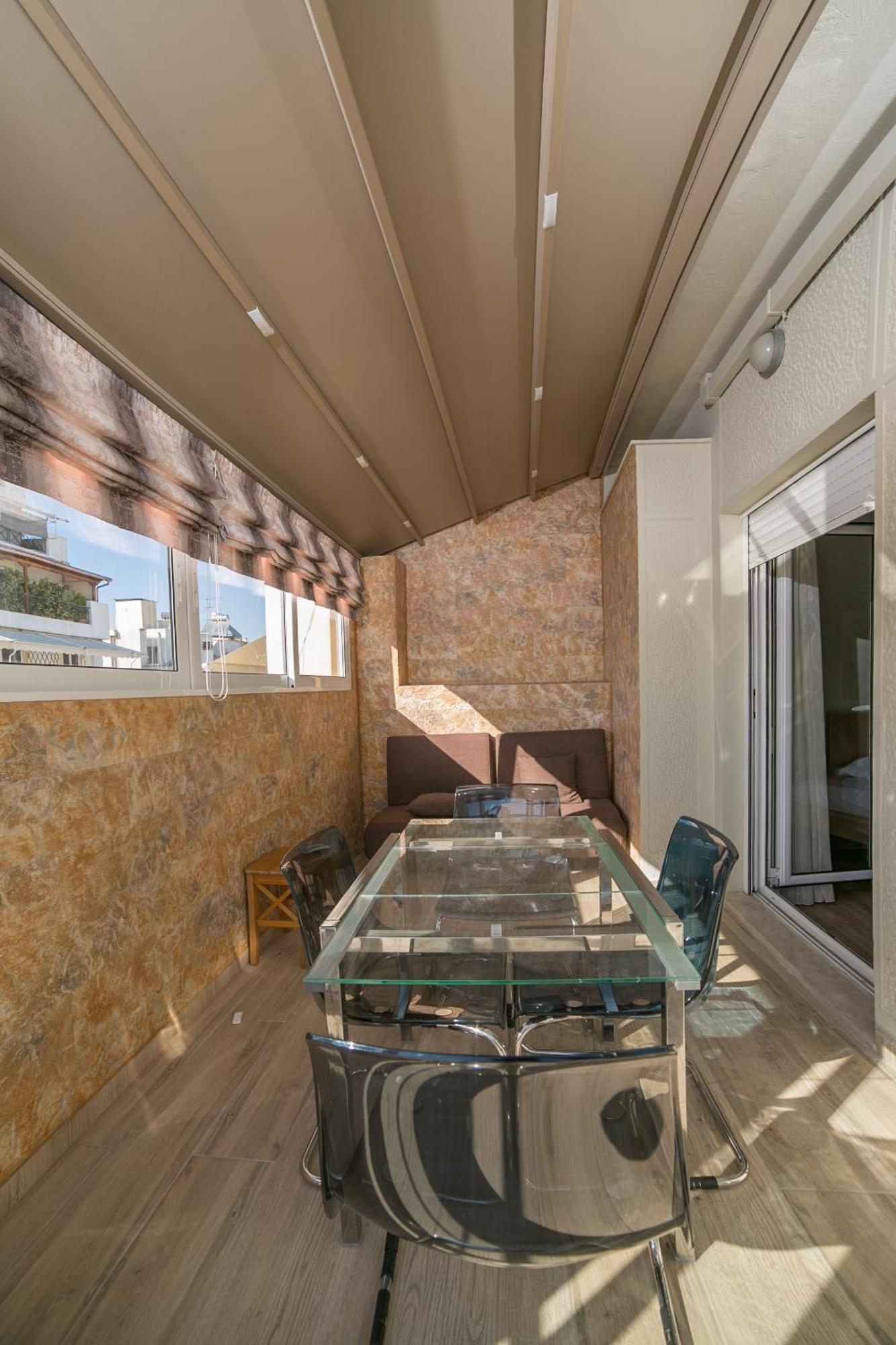 Cosy Apartment With Terrace Near Metro Station Athen Exterior foto